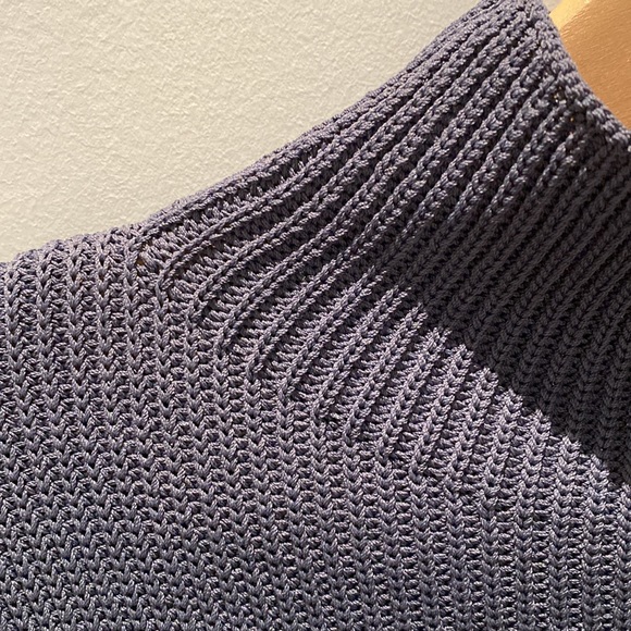 Zara gunmetal grey oversized turtleneck sweater - Picture 3 of 4